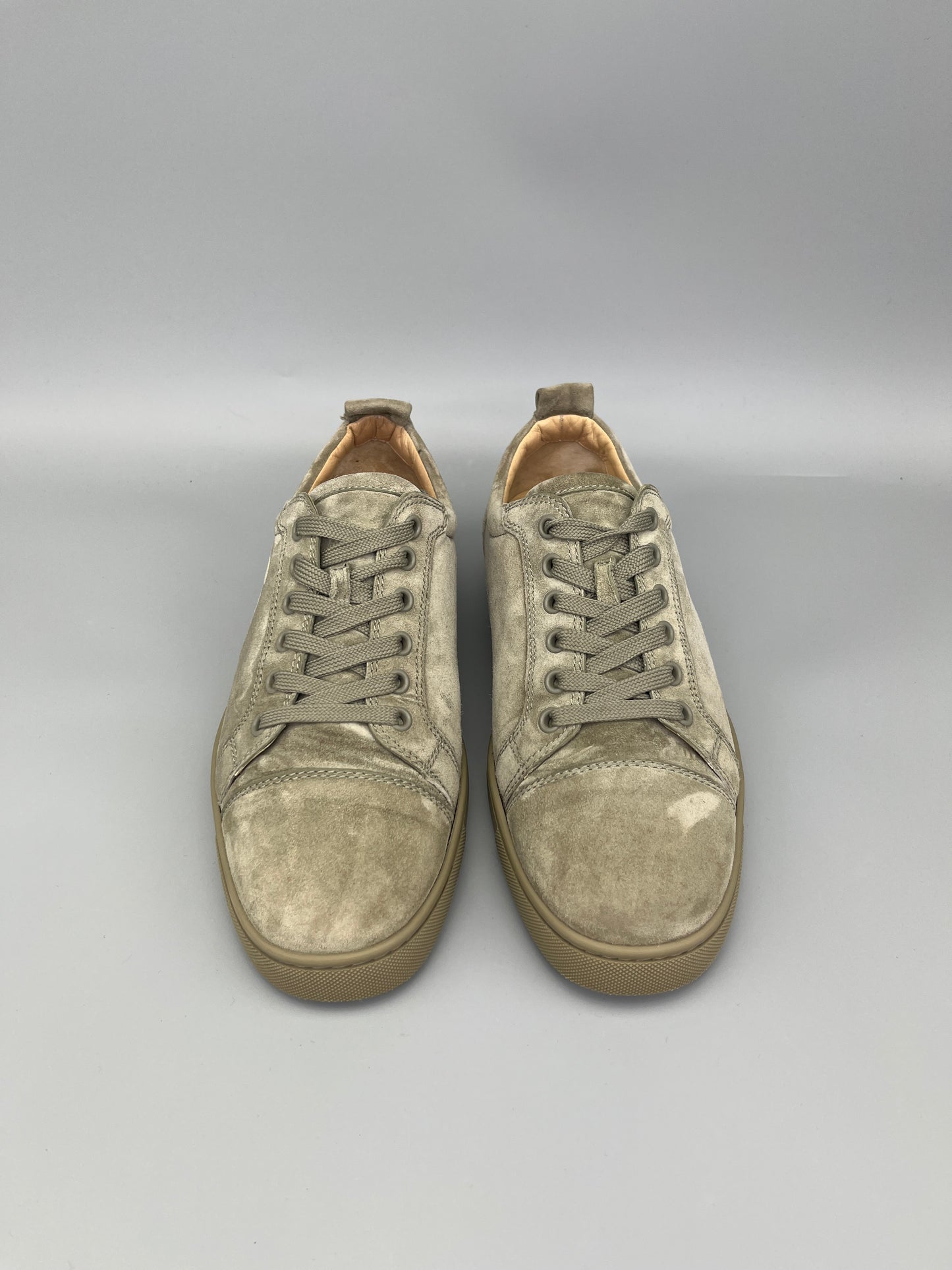 Christian Louboutin Louis Junior olive/khaki sneakers – Fast delivery, guaranteed authentic.
