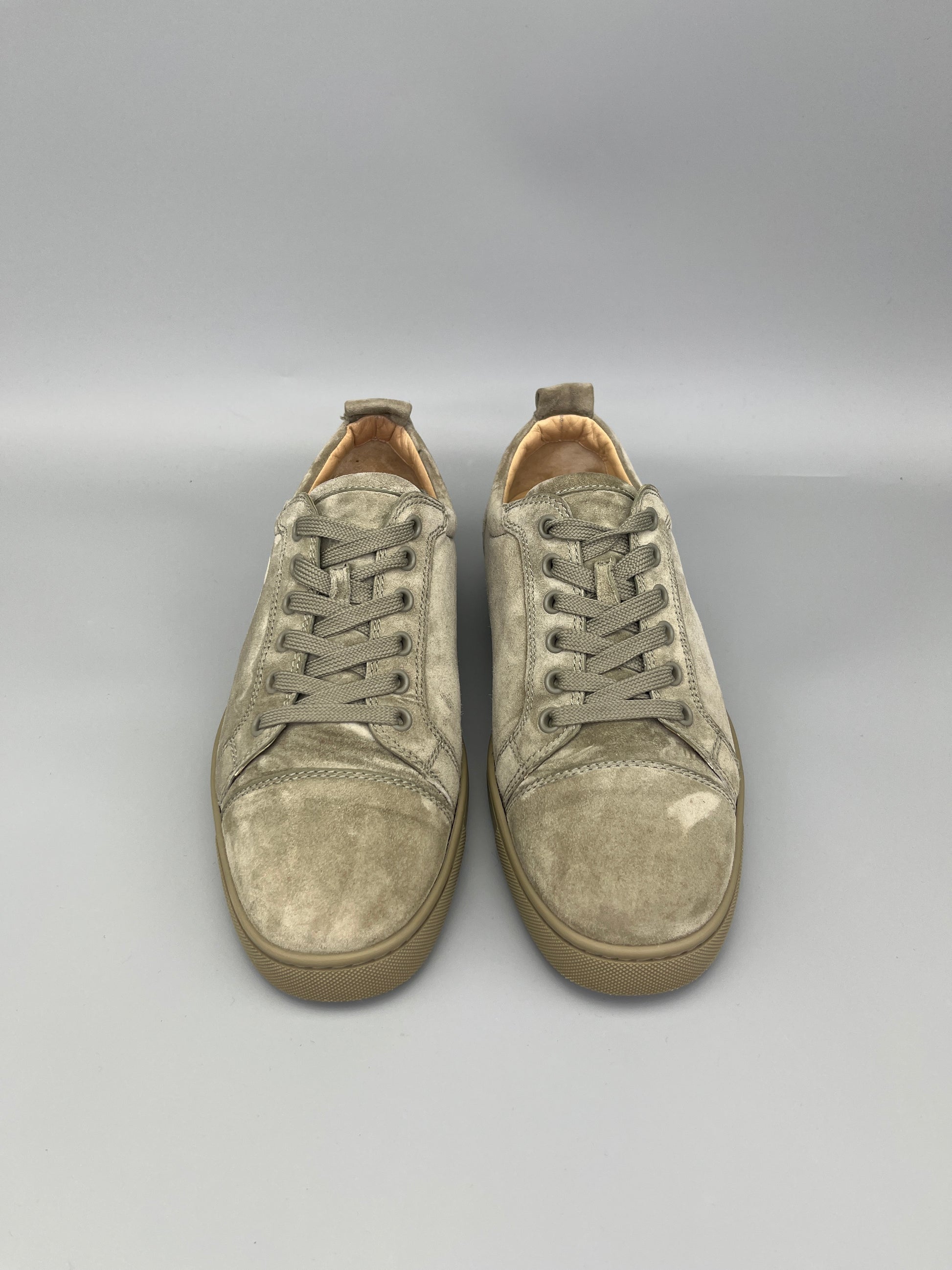 Christian Louboutin Louis Junior olive/khaki sneakers – Fast delivery, guaranteed authentic.