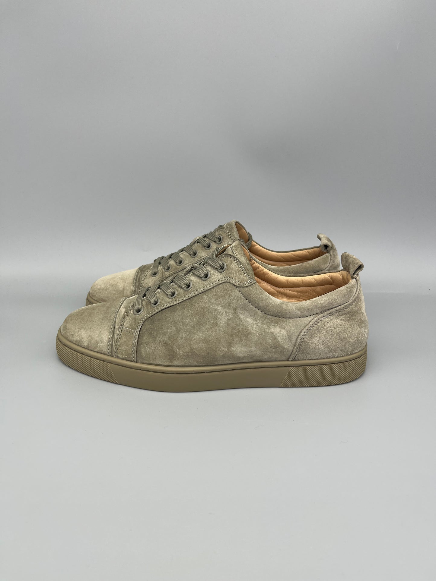Christian Louboutin Louis Junior olive/khaki sneakers – Fast delivery, guaranteed authentic.