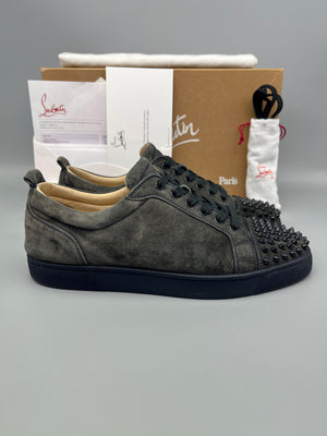 Christian Louboutin Louis Junior Spikes sneaker in dark grey for men