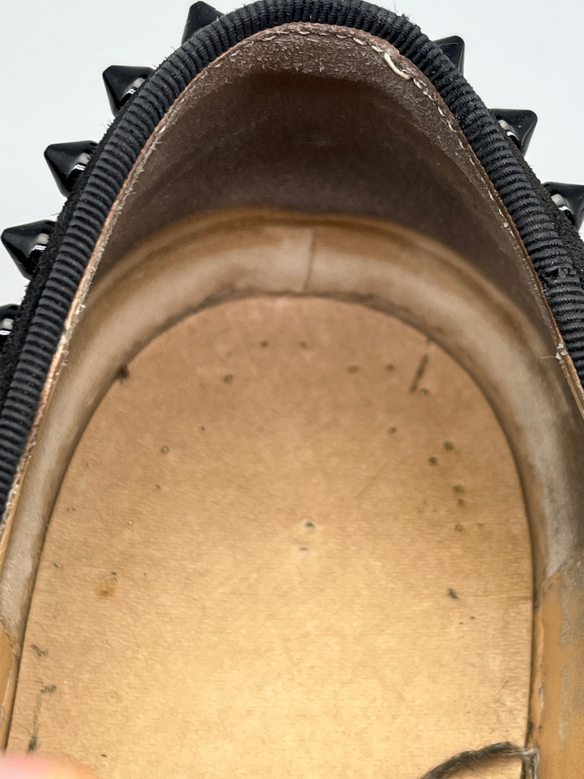 Christian Louboutin Pik Boat Spikes Sneaker Black | 40.5