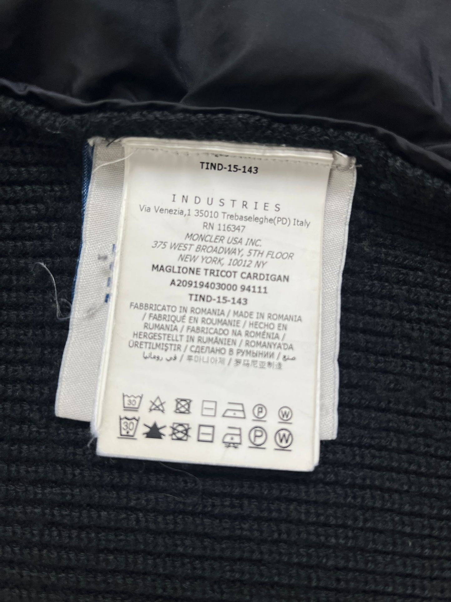 Moncler Maglione Tricot Cardigan Jacket