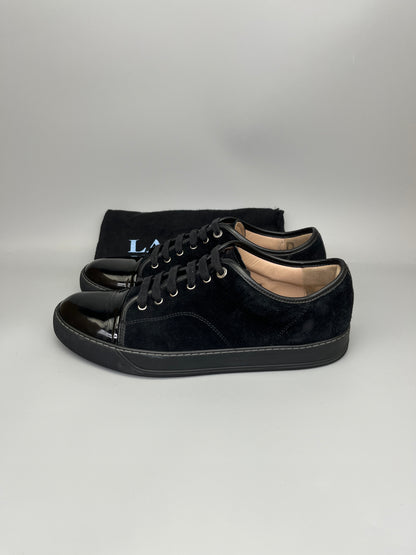Shop Lanvin Dbb1 Patent Cap Toe Sneaker Black Online | Smooth & Easy Shopping – The Grand Archive