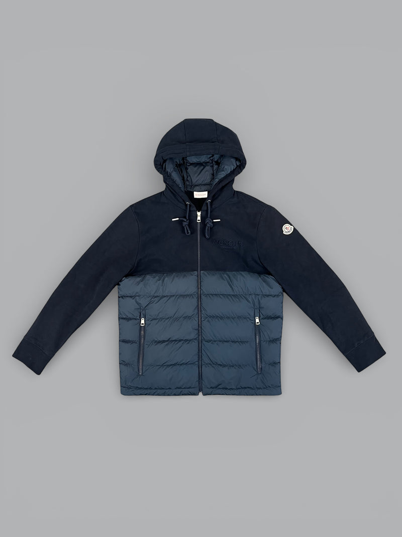 Moncler Down Panel Cardigan Jacket navy mens luxury down cardigan jacket