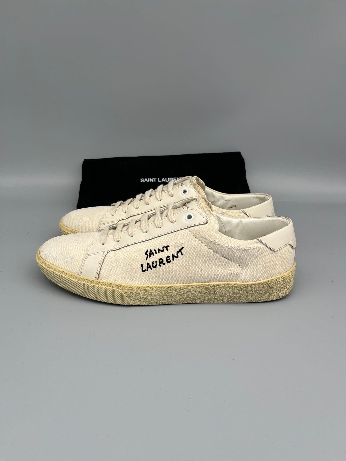 Saint Laurent SL/06 Court sneaker beige men’s size 43
