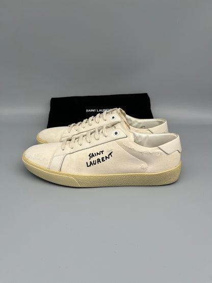 Saint Laurent SL/06 Court sneaker beige men’s size 43