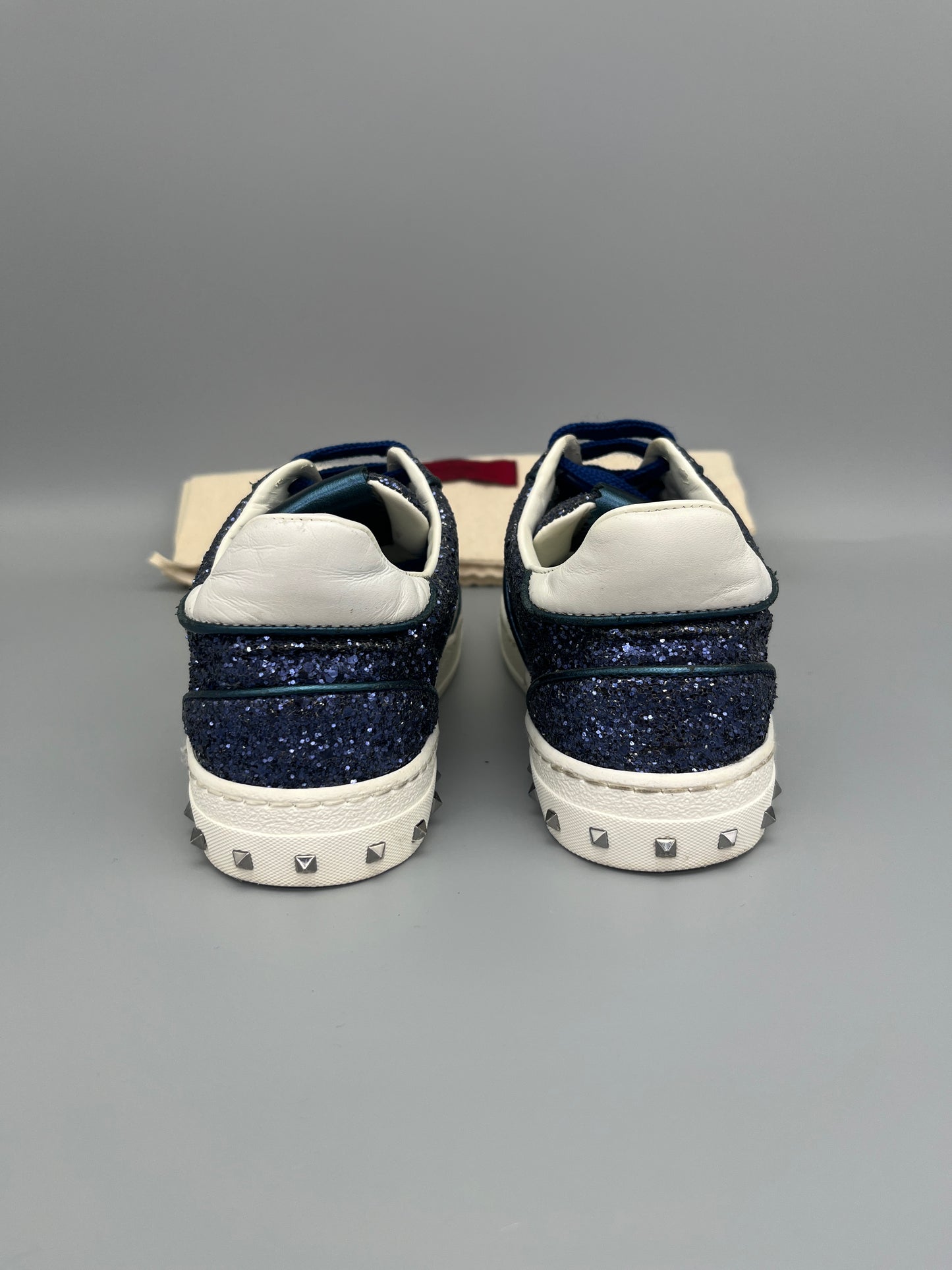 Valentino Flycrew Sneaker Blue Glitter | 35.5