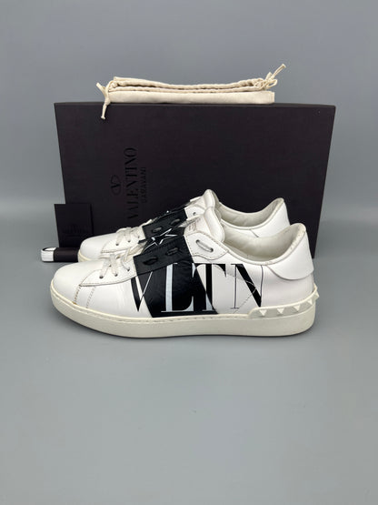 Valentino Open VLTN white and black designer sneaker for men